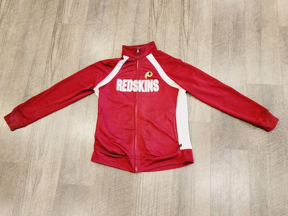 Washington Redskins Jacket Football NFL Team Apparel Women’s Full Zip Up size L